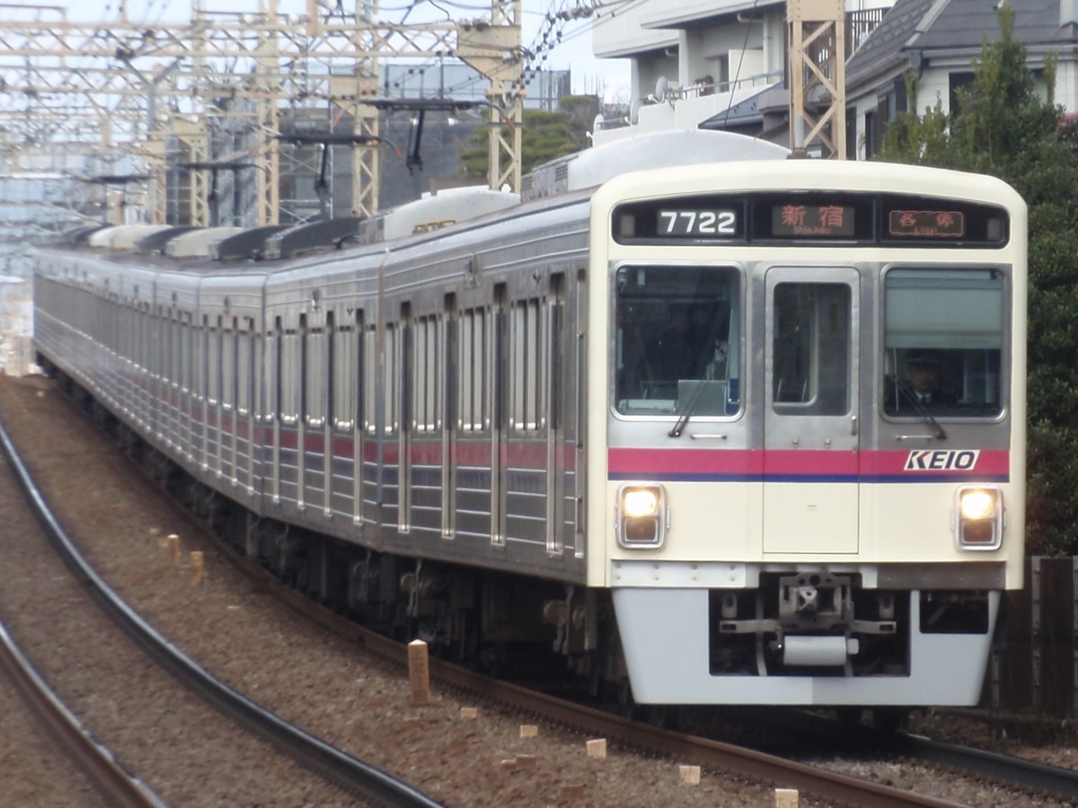 京王電鉄 若葉台検車区 7000系 7722F