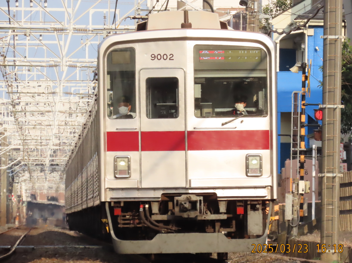 東武鉄道 森林公園検修区 9000型 9102F