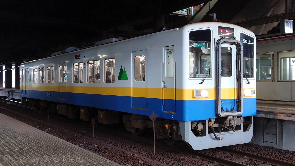 関東鉄道 水海道車両基地 キハ5010形 キハ5011