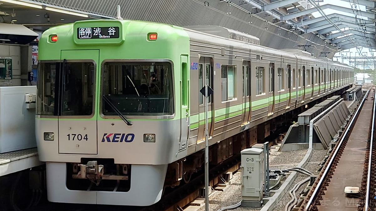 京王電鉄 富士見ヶ丘検車区 1000系 1704編成