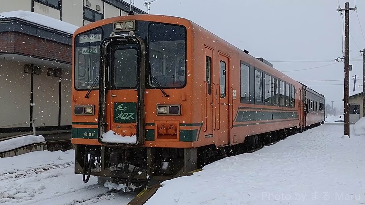 津軽鉄道 津軽五所川原機関区 津軽21形 津軽21-102