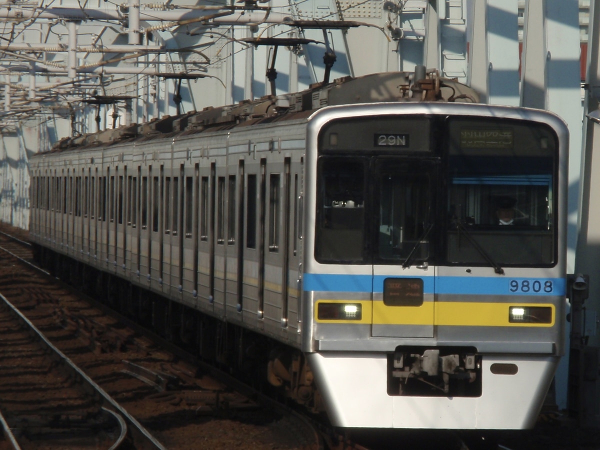 千葉ニュータウン鉄道 印旛車両基地 9800形 9808F