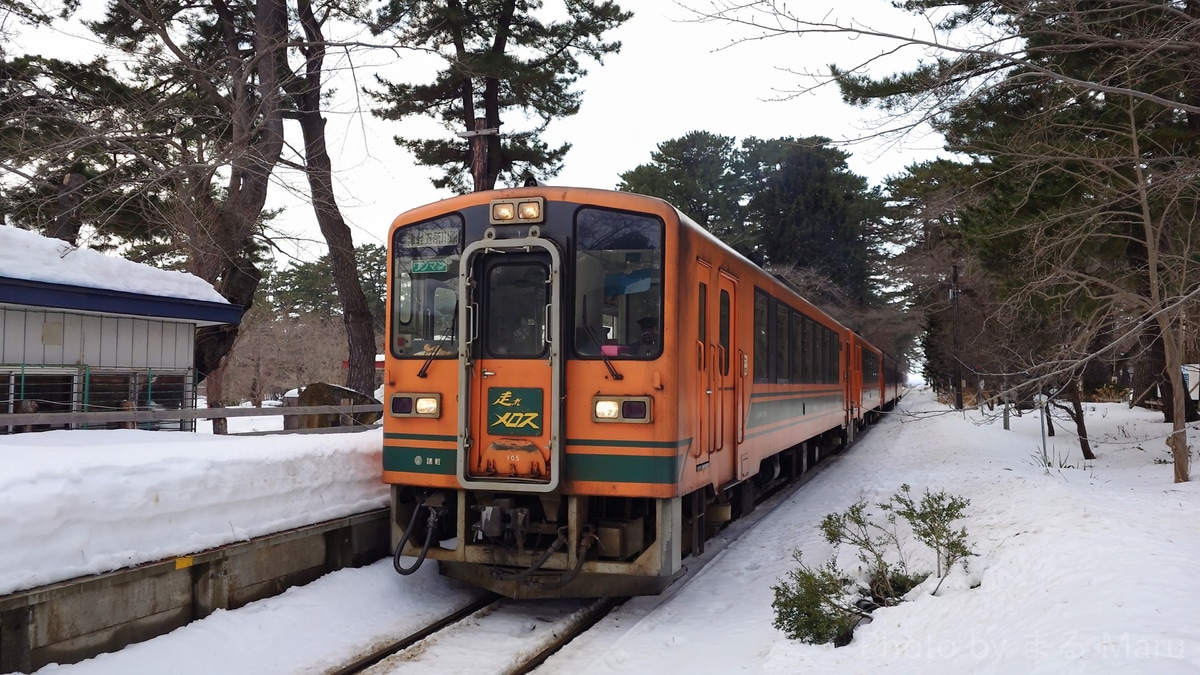 津軽鉄道 津軽五所川原機関区 津軽21形 津軽21-105