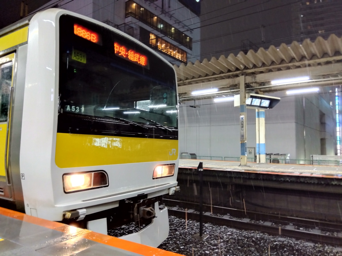 JR東日本 三鷹車両センター e231系 A531編成