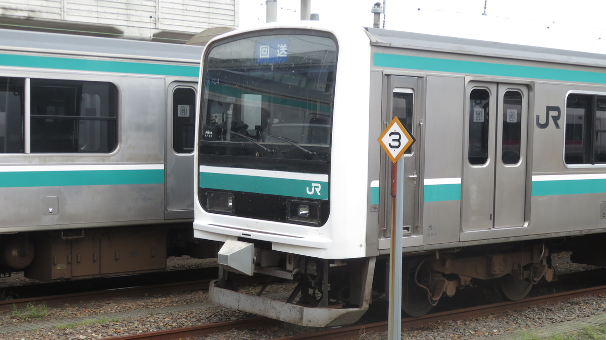 JR東日本 勝田車両センター E501系 カツK704編成