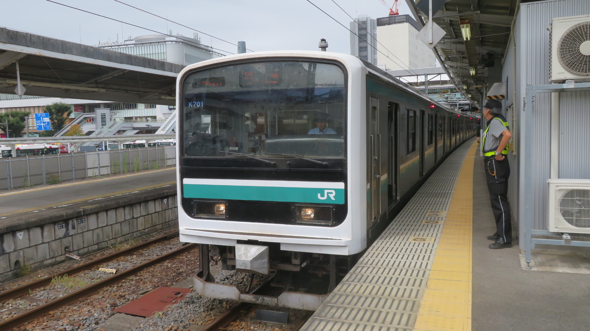 JR東日本 勝田車両センター E501系 カツK701編成