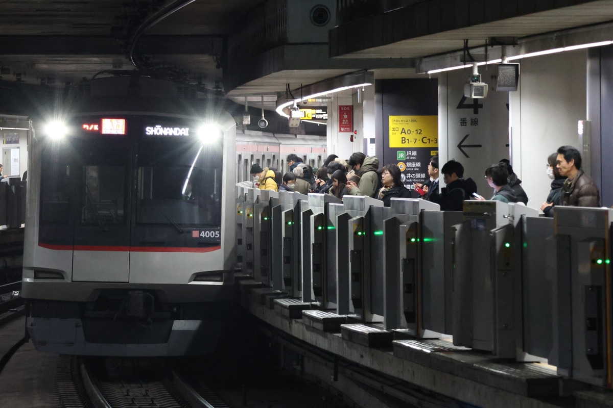 東急電鉄 元住吉検車区 5050系 4105F