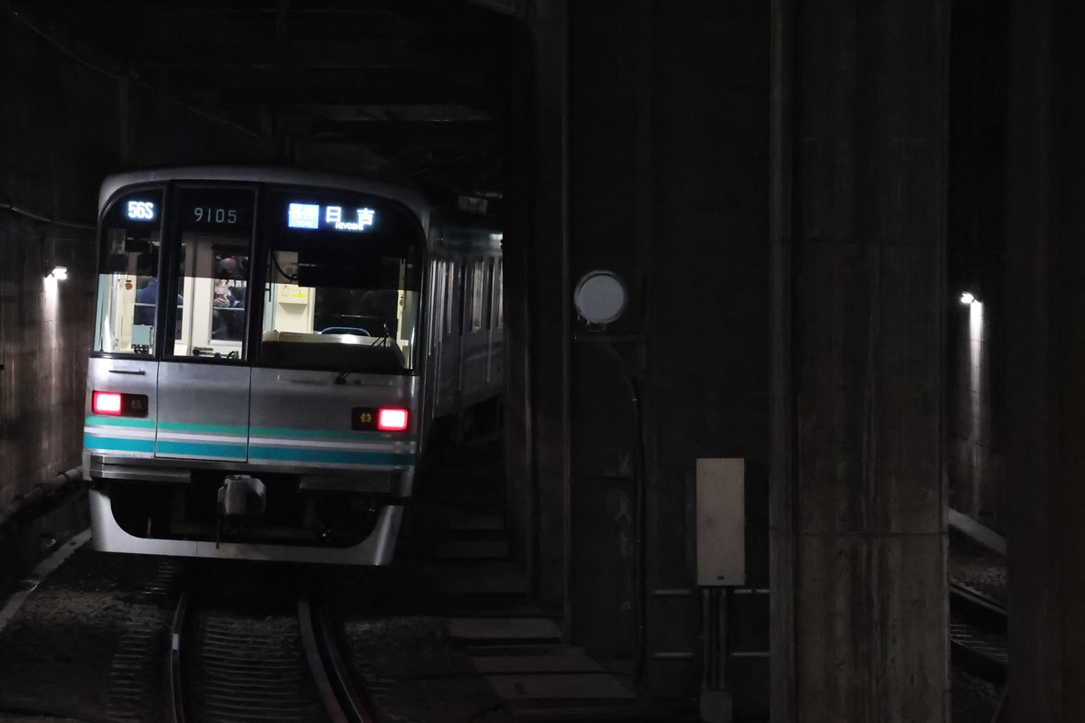 東京メトロ 王子検車区千住工場 9000系 9105F