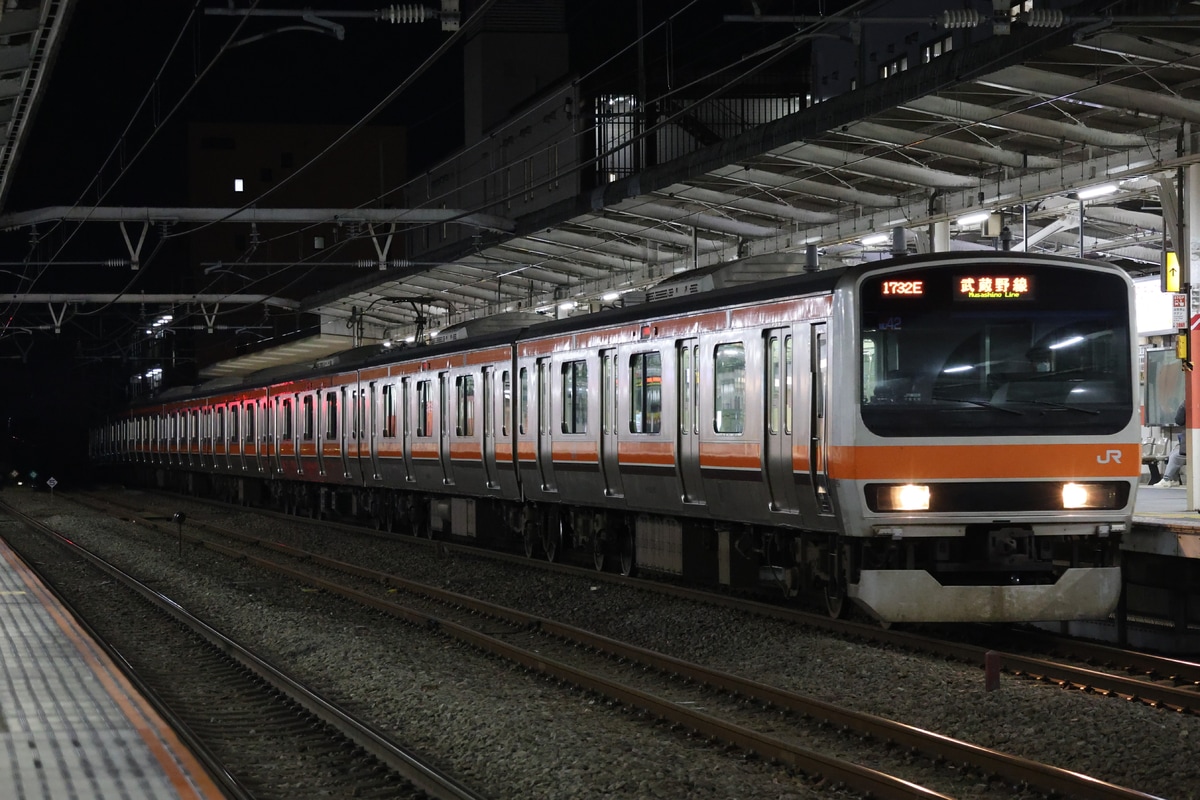 JR東日本 京葉車両センター E231系 ケヨMU42編成