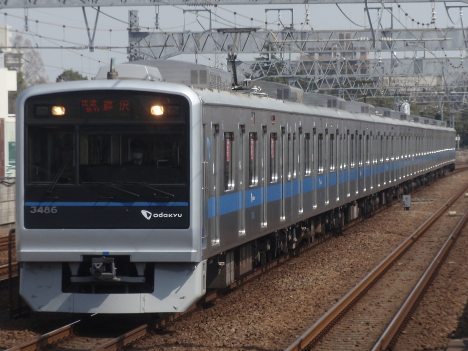 小田急3000形3086×10(3086F)(3086編成)の編成データ、編成表