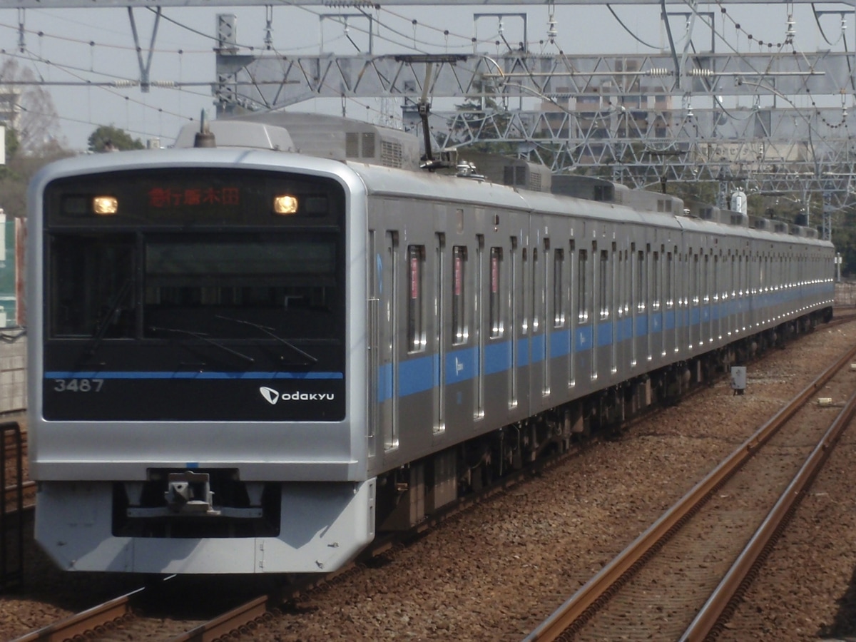 小田急電鉄 喜多見検車区 3000形 3087F