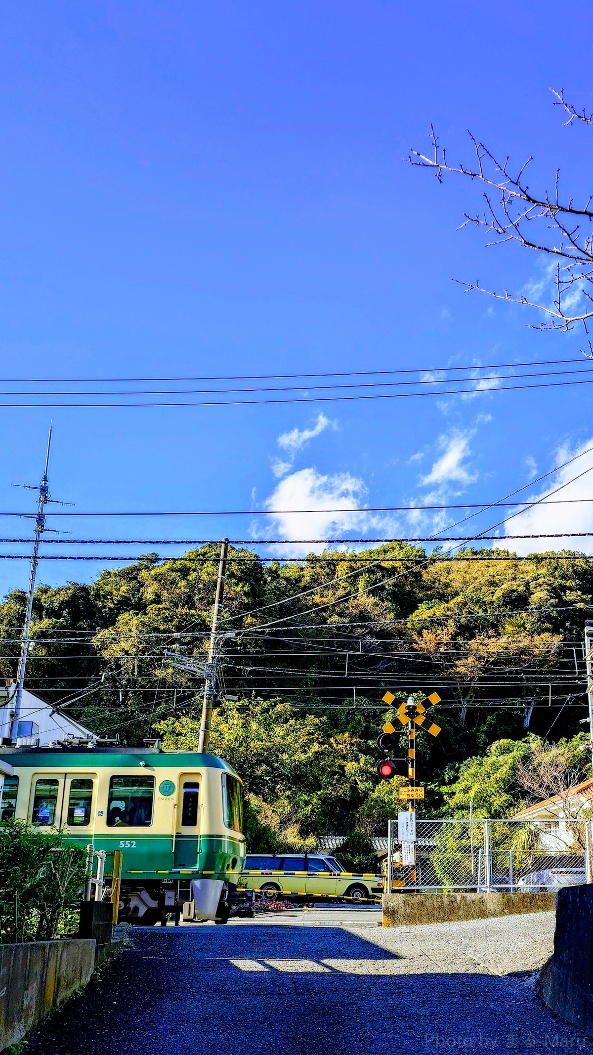江ノ島電鉄 極楽寺検車区 500形 502編成