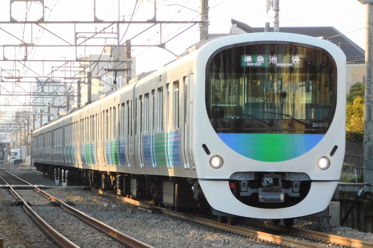 西武鉄道 武蔵丘車両基地 30000系 38112F