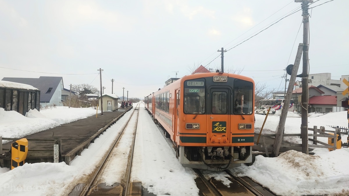 津軽鉄道 津軽五所川原機関区 津軽21形 津軽21-104