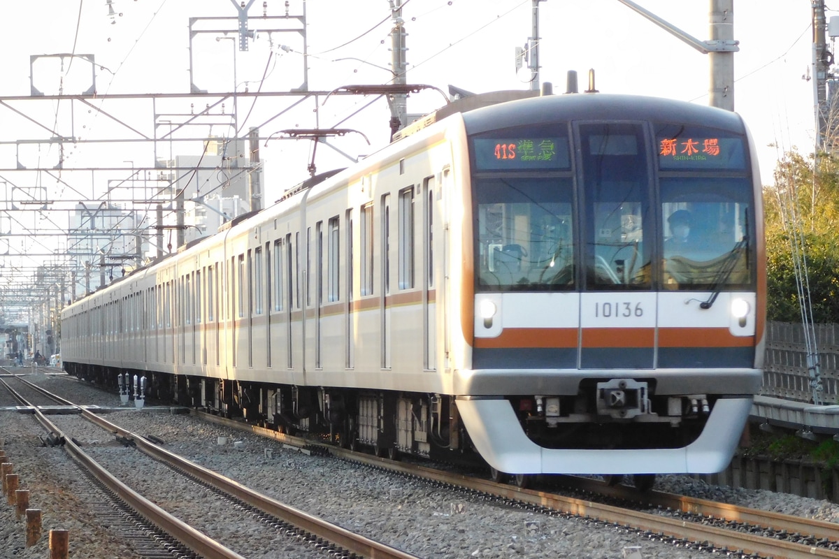 東京メトロ 和光検車区 10000系 10136F