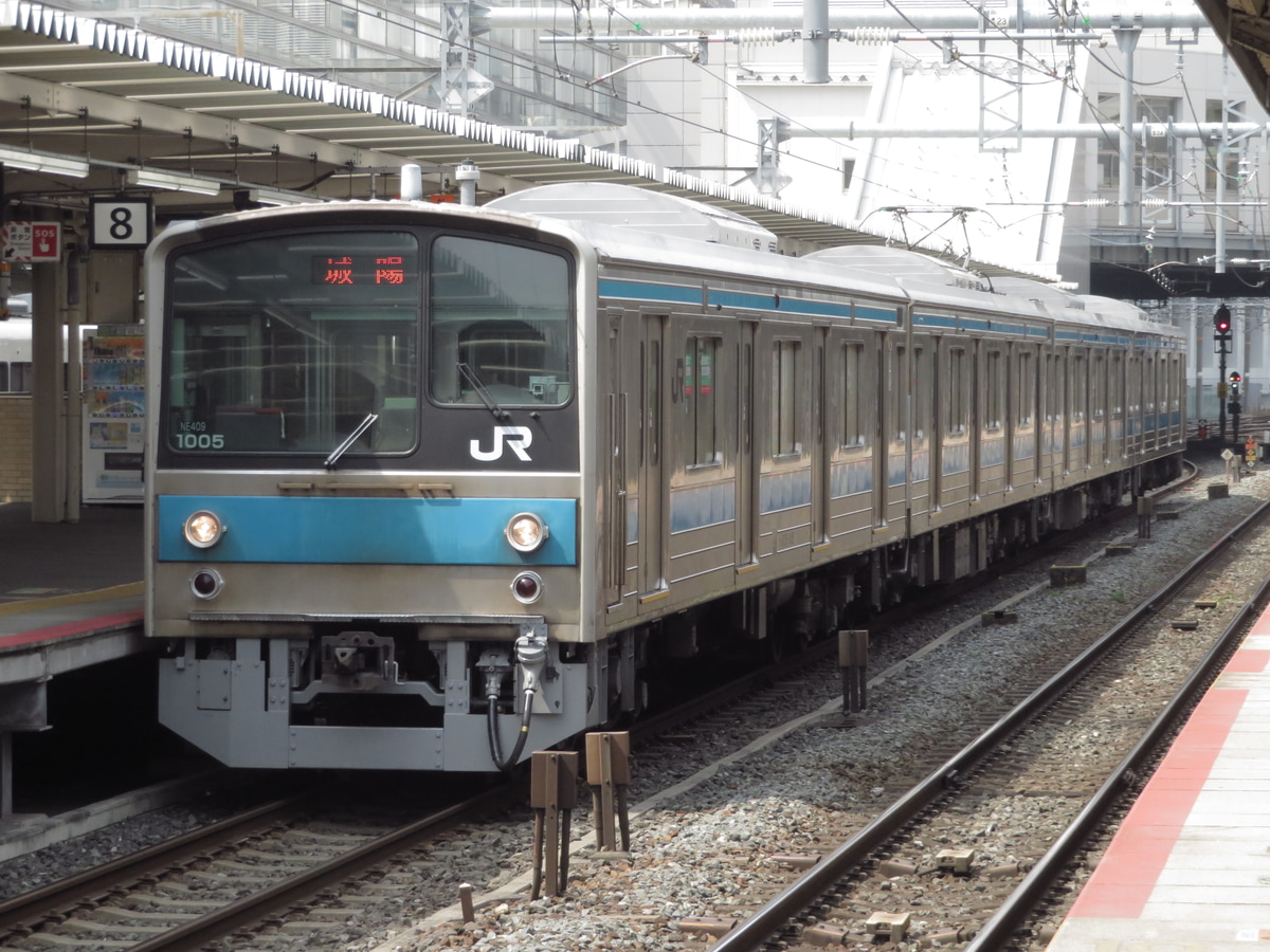 JR西日本 吹田総合車両所奈良支所 205系 NE409編成