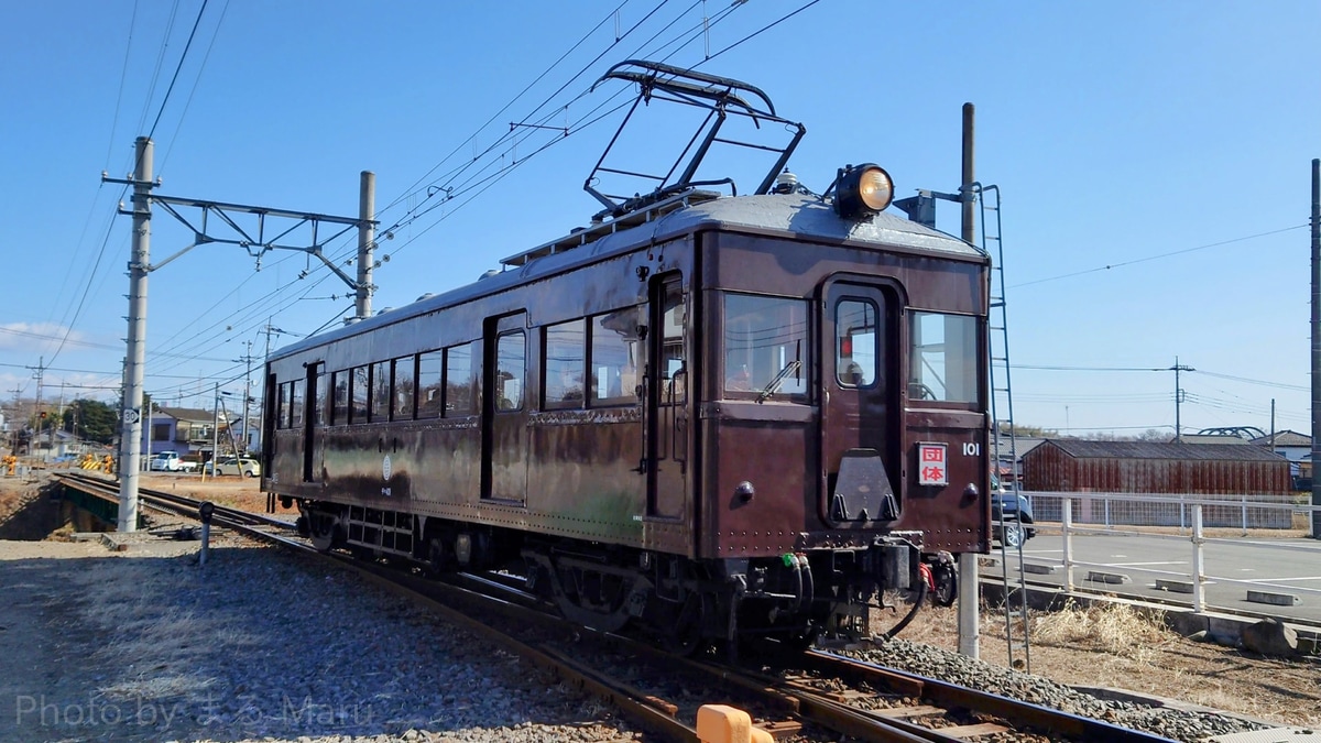 上毛電気鉄道 大胡車両区 デハ100型 デハ101