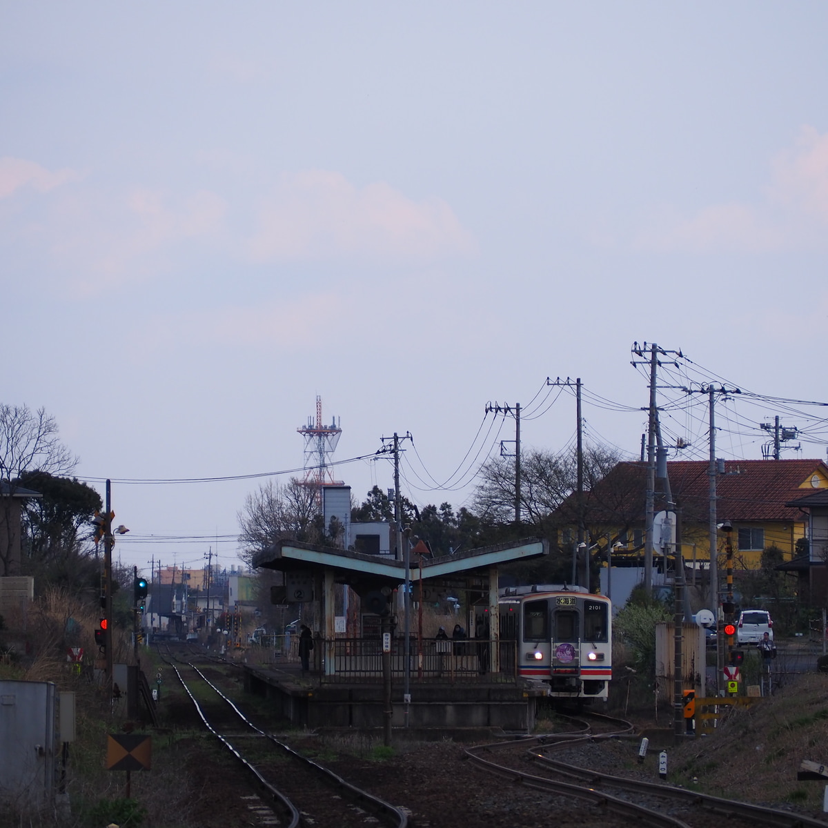 関東鉄道 水海道車両基地 キハ2100形 キハ2101