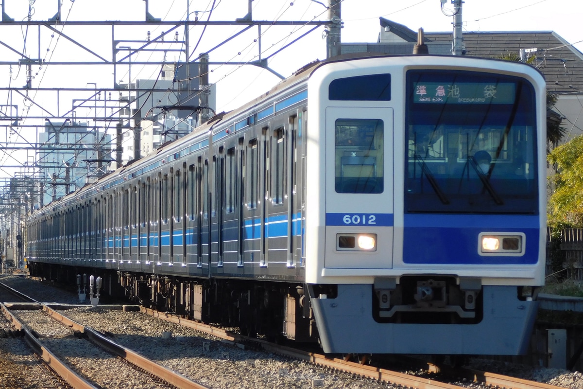 西武鉄道 小手指車両基地 6000系 6112F