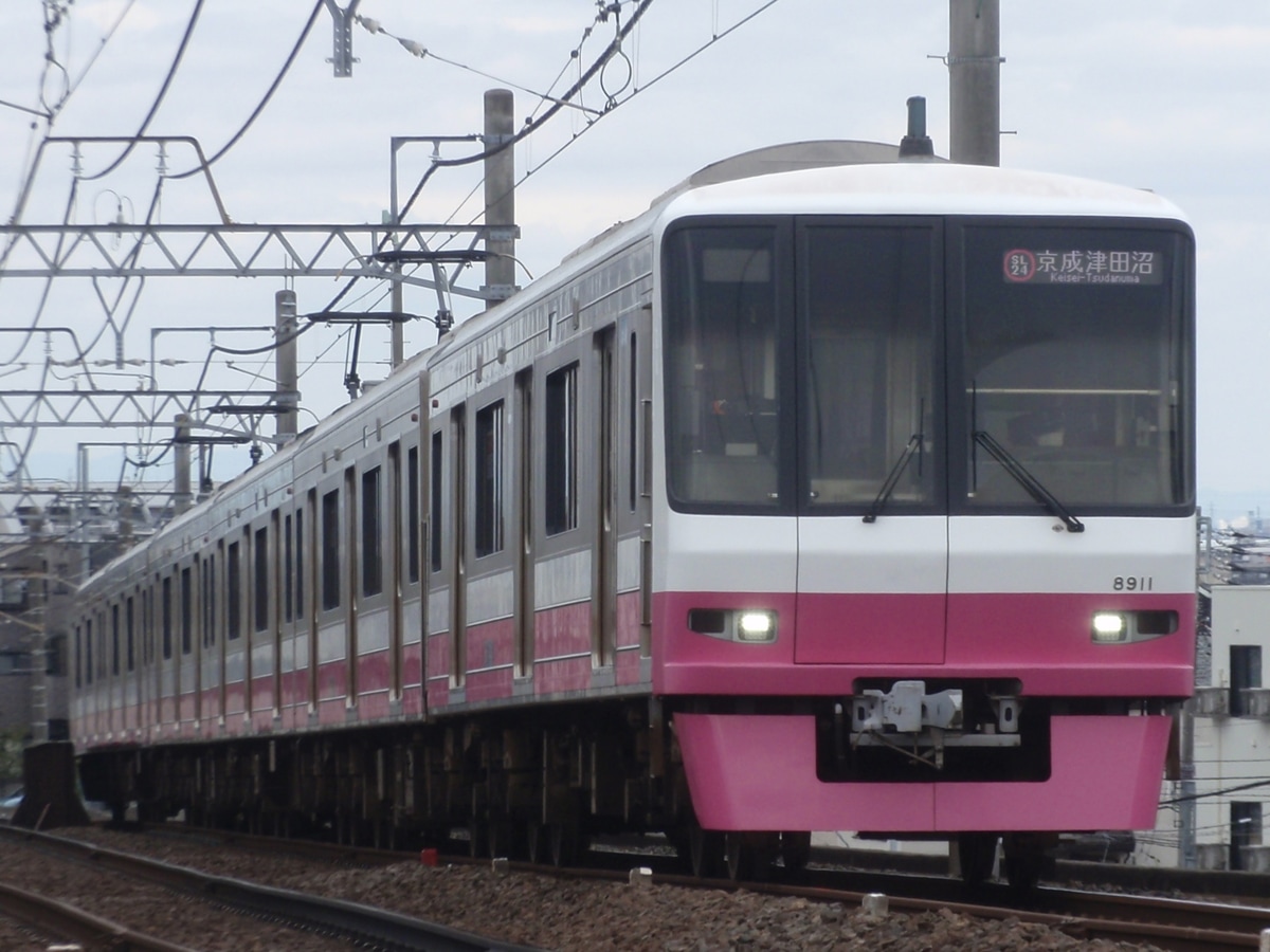 新京成電鉄 くぬぎ山車両基地 8900形 8918F