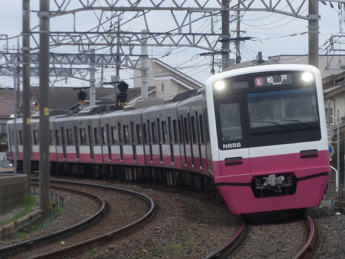 新京成電鉄 くぬぎ山車両基地 N800形 N858F
