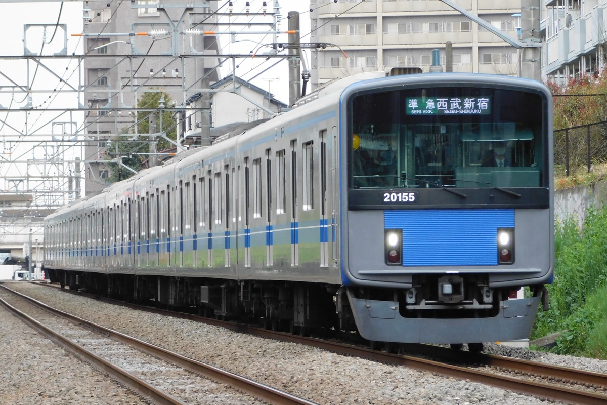 西武鉄道 南入曽車両基地 20000系 20155F