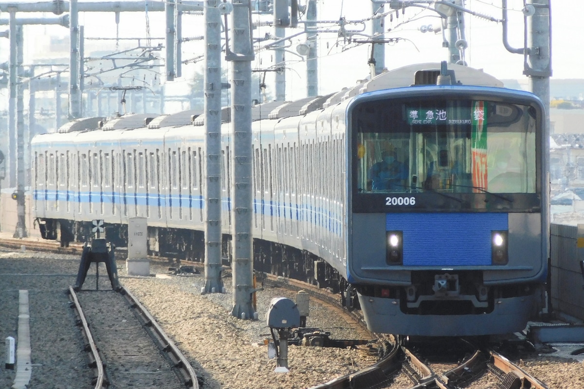 西武鉄道 玉川上水車両基地 20000系 20106F