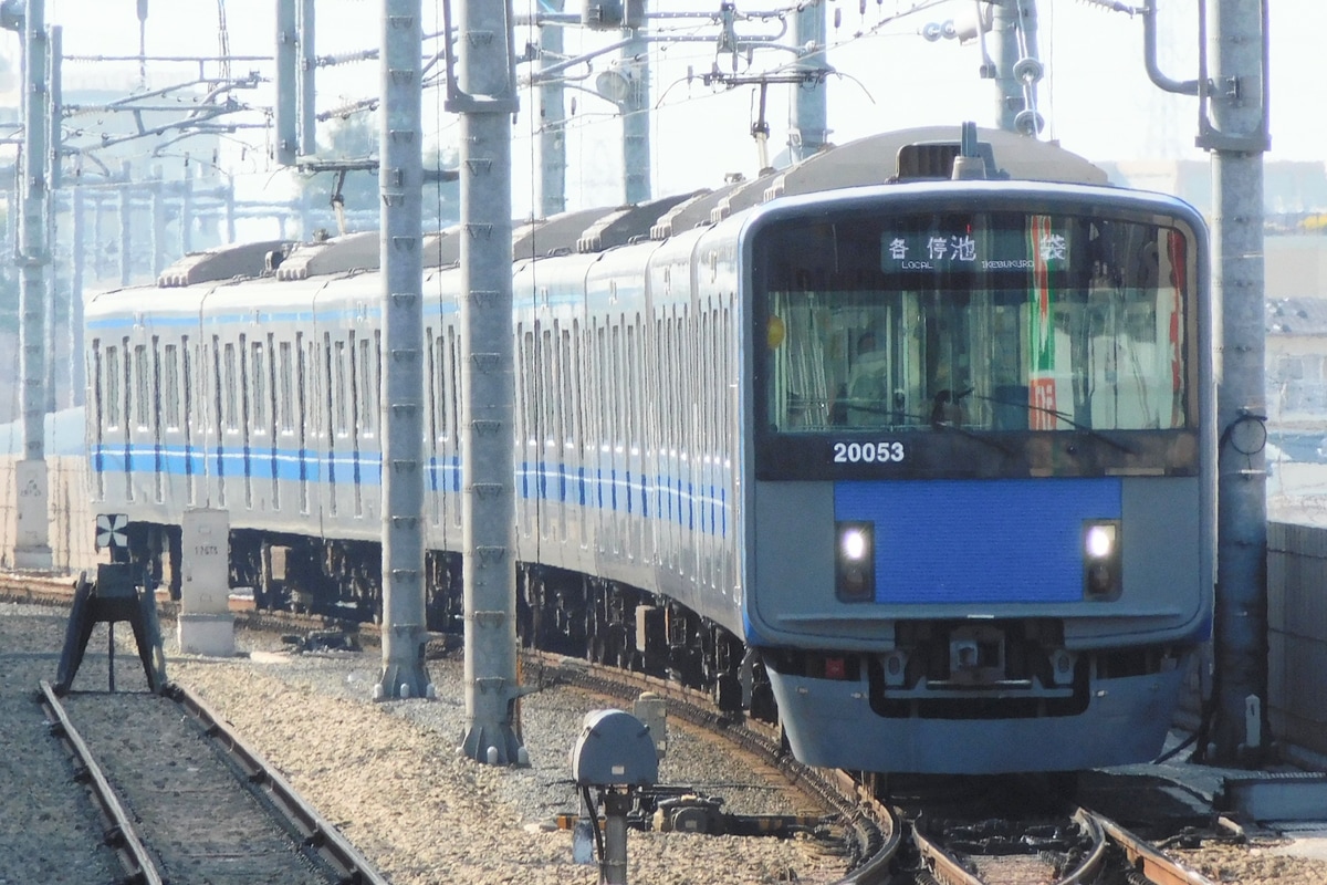 西武鉄道 武蔵丘車両基地 20000系 20153F