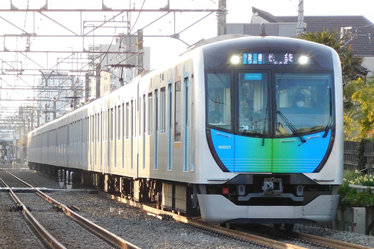 西武鉄道 小手指車両基地 40000系 40101F