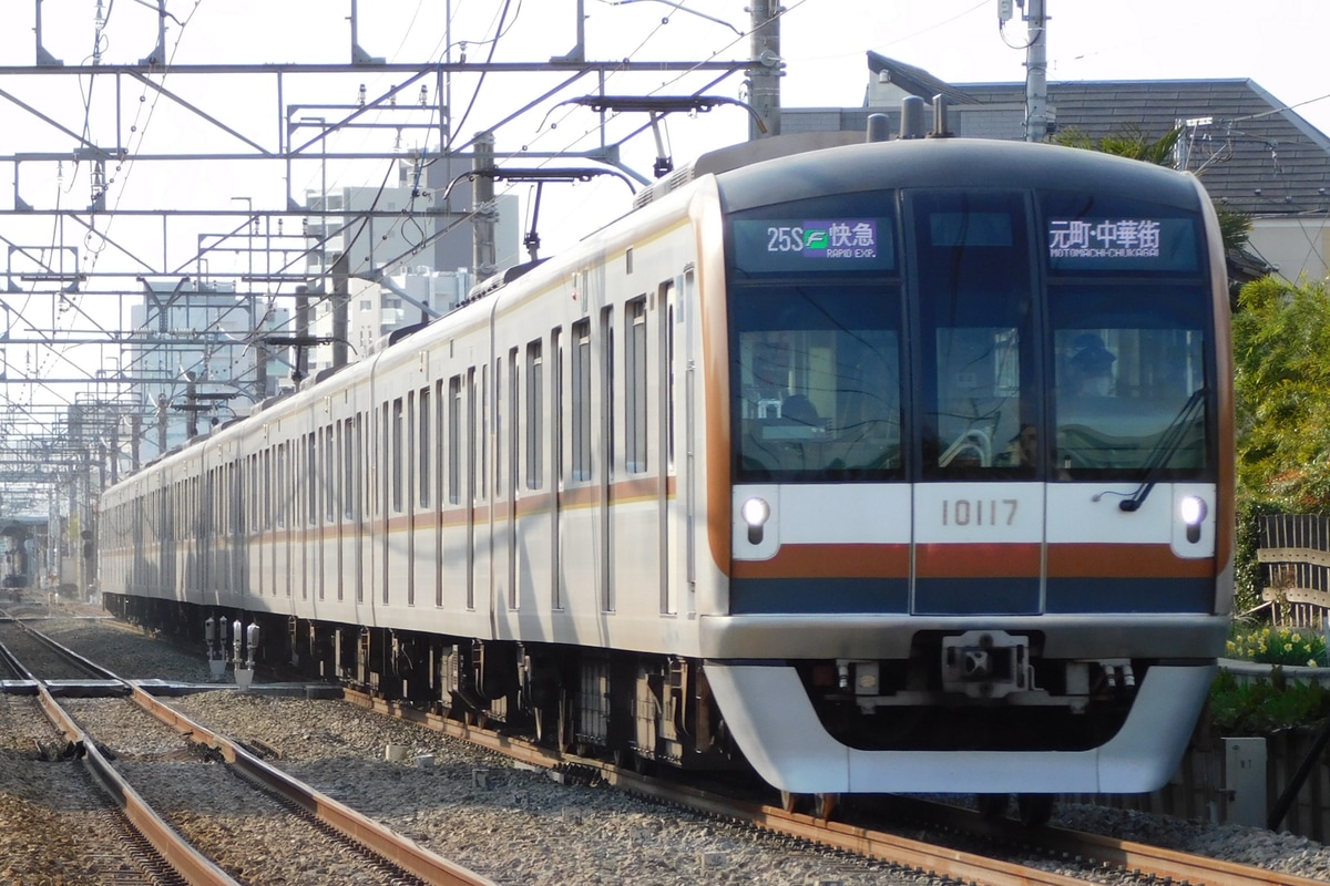 東京メトロ 和光検車区 10000系 10117F
