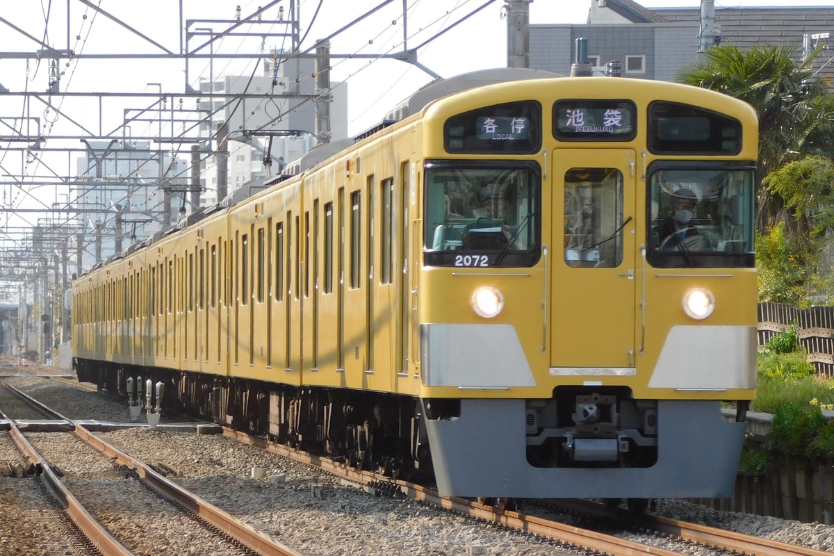 西武鉄道 武蔵丘車両基地 2000系 2071F