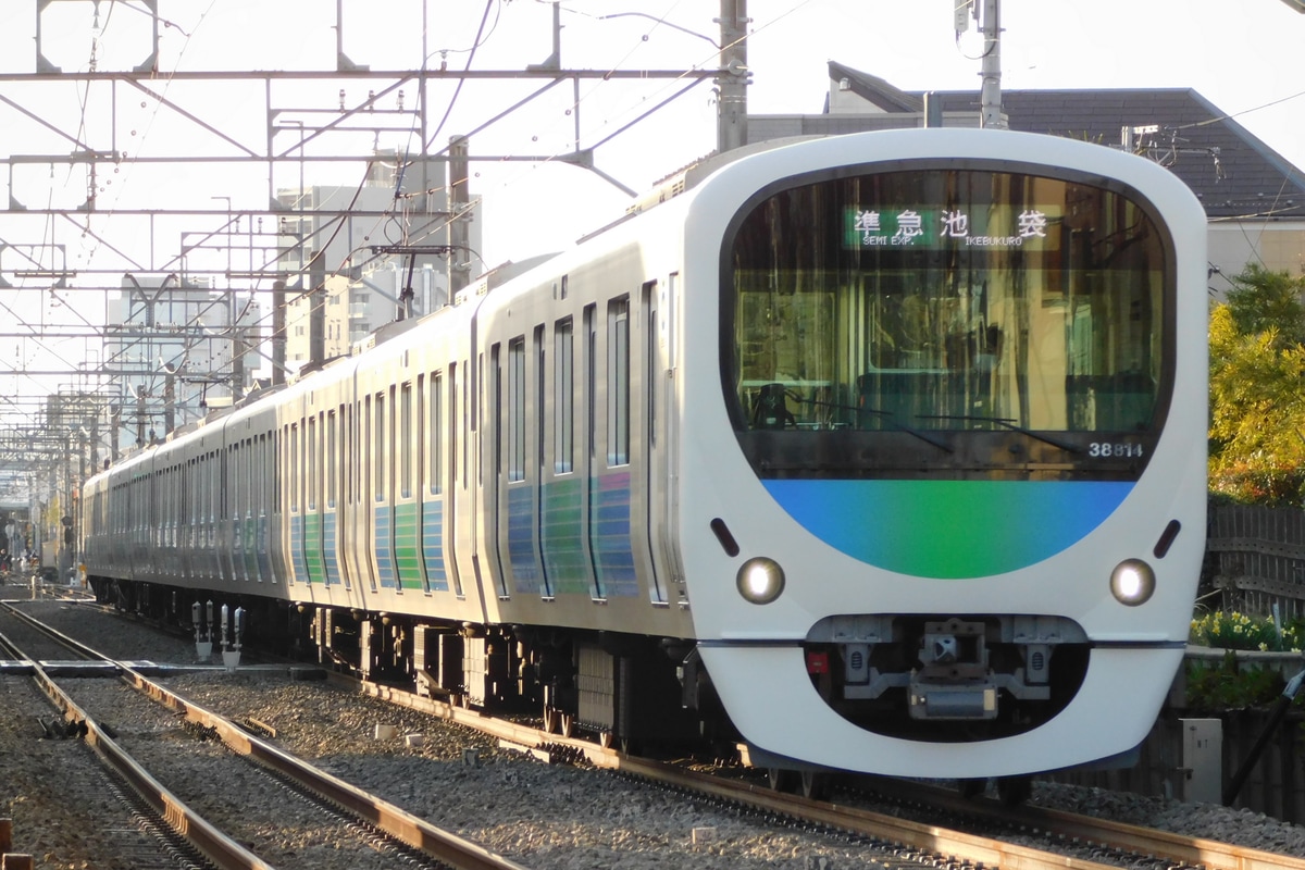 西武鉄道 武蔵丘車両基地 30000系 38114F