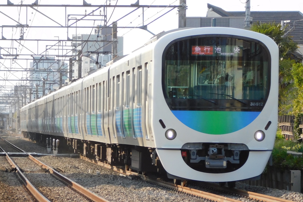 西武鉄道 武蔵丘車両基地 30000系 38112F