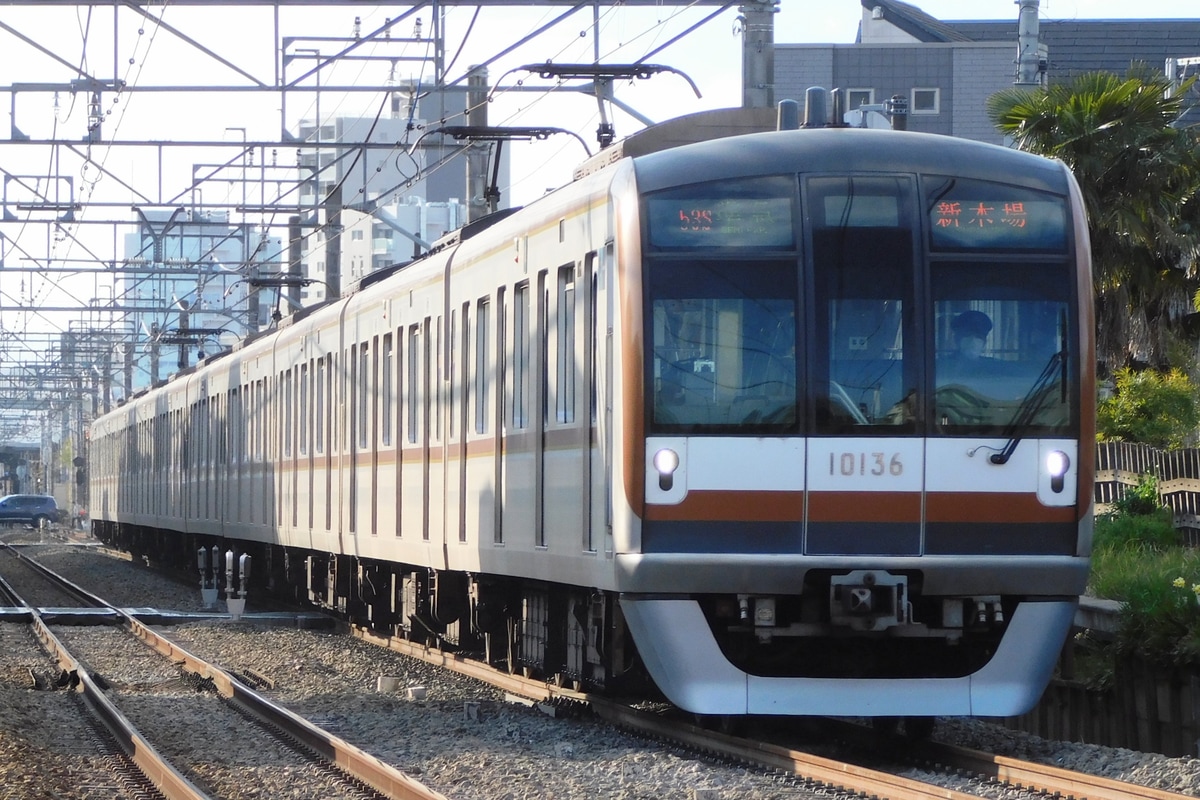 東京メトロ 和光検車区 10000系 10136F