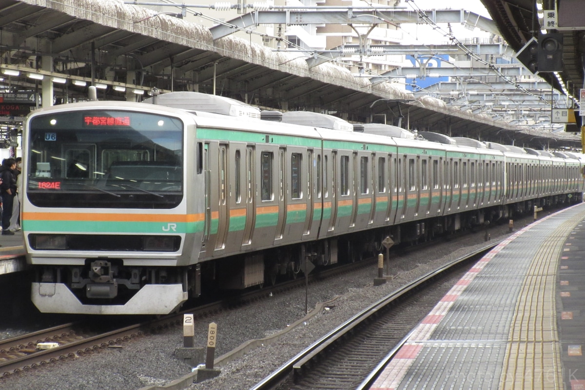 JR東日本 小山車両センター E231系 ヤマU6編成