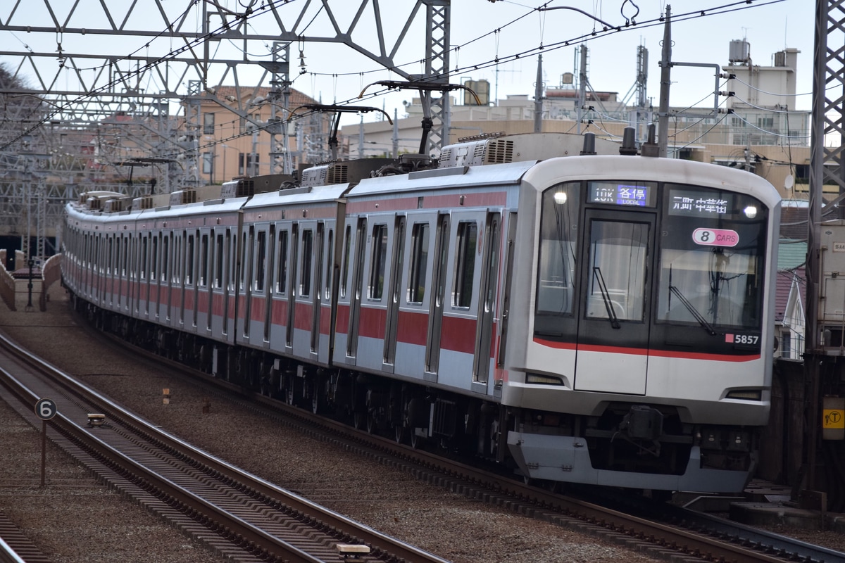 東急電鉄 元住吉検車区 5050形 5157f