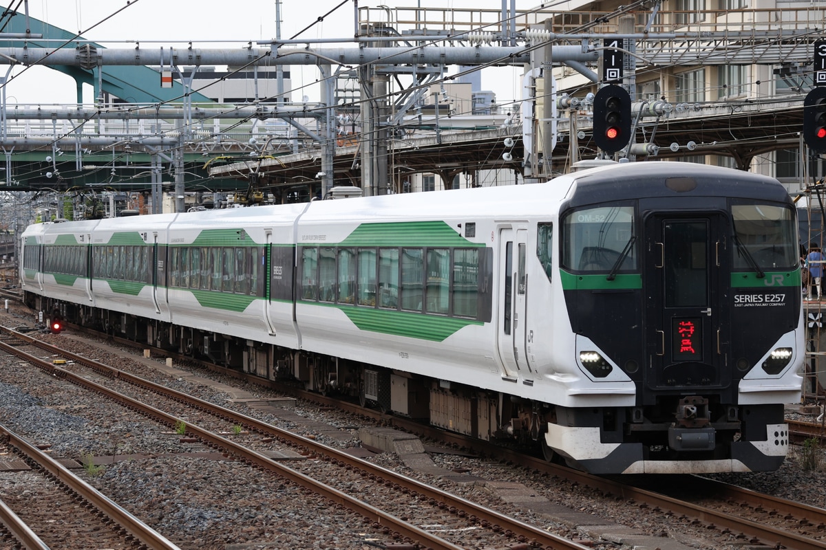 JR東日本 大宮総合車両センター東大宮センター E257系 オオOM-52編成