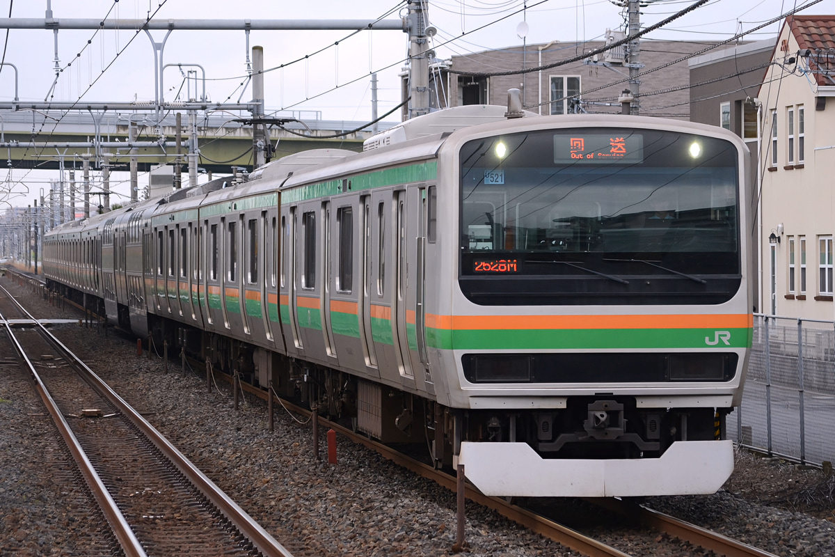 JR東日本 小山車両センター E231系 ヤマU521編成