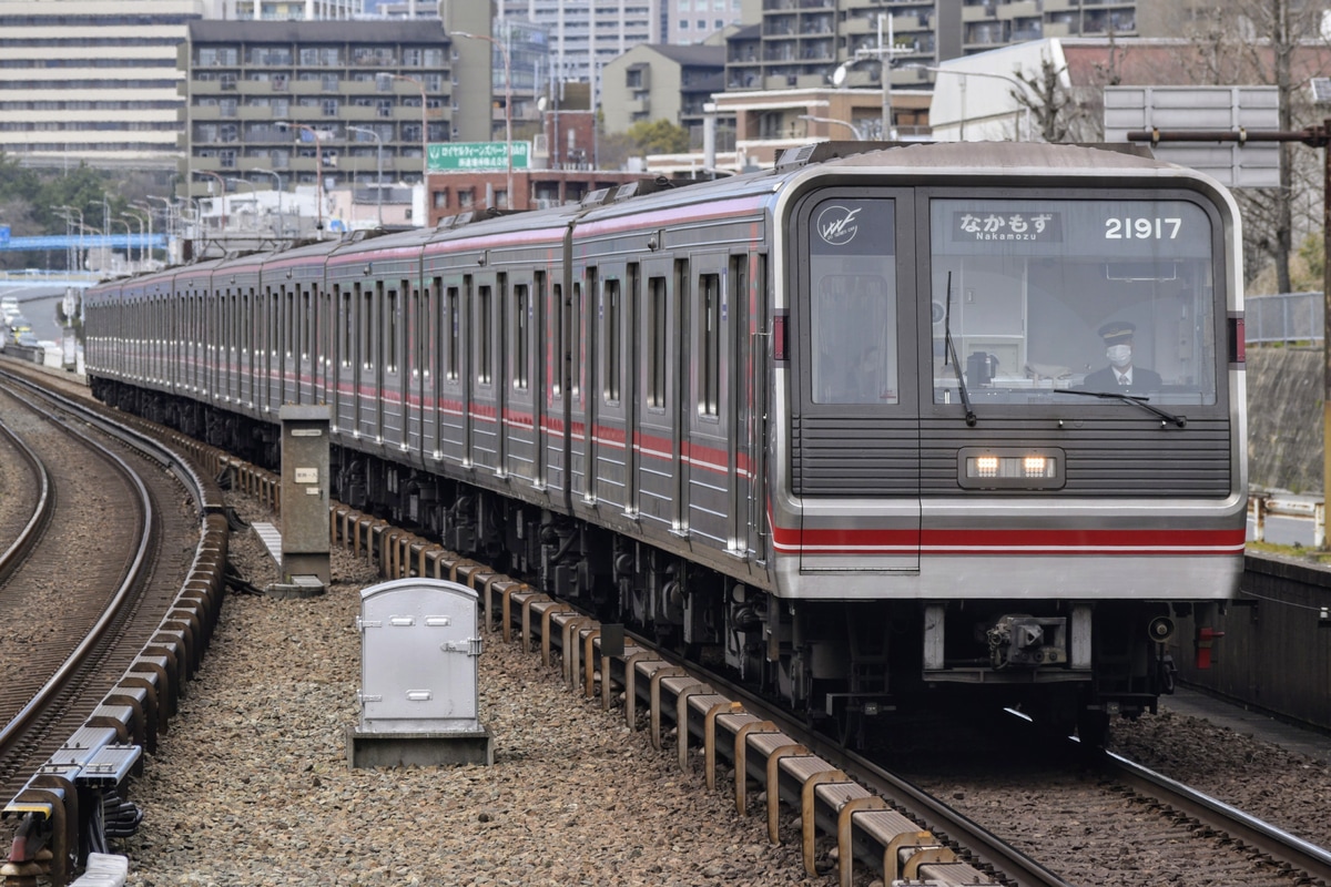 大阪市高速電気軌道 中百舌鳥検車場 21系 21617F