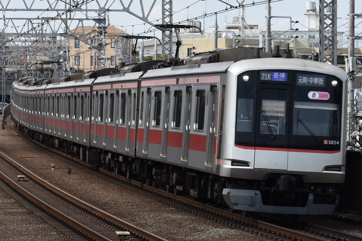 東急電鉄 元住吉検車区 5050系 5154F