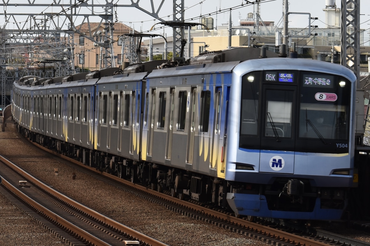 横浜高速鉄道 元住吉検車区 Y500系 Y514F