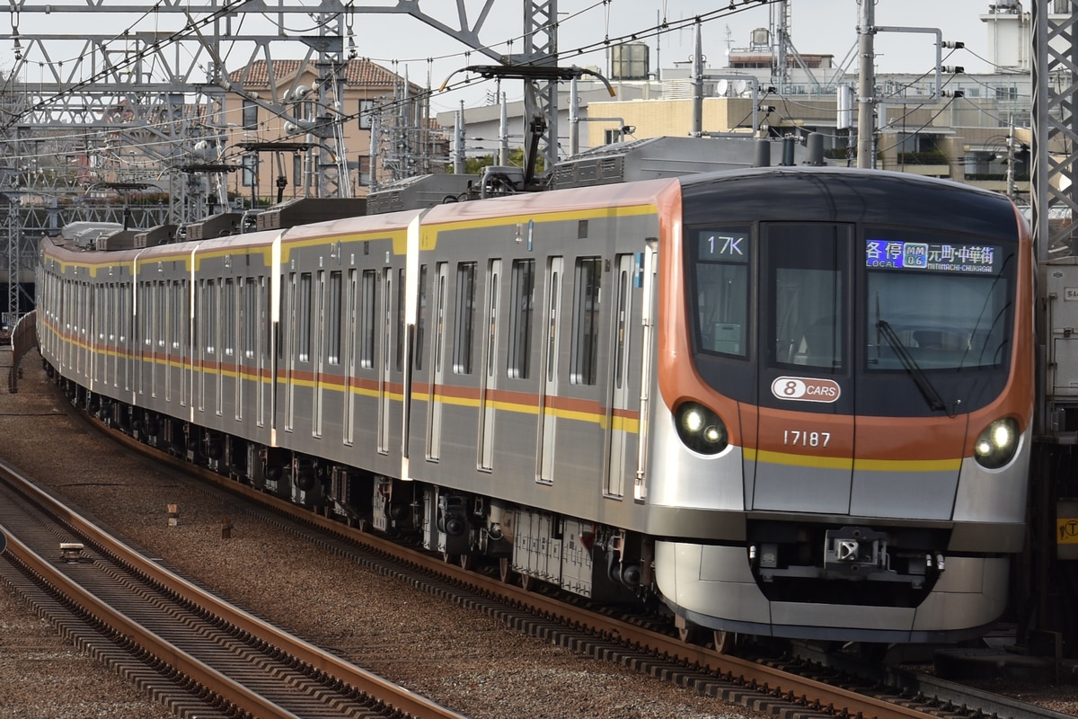 東京メトロ 和光検車区 17000系 17187F