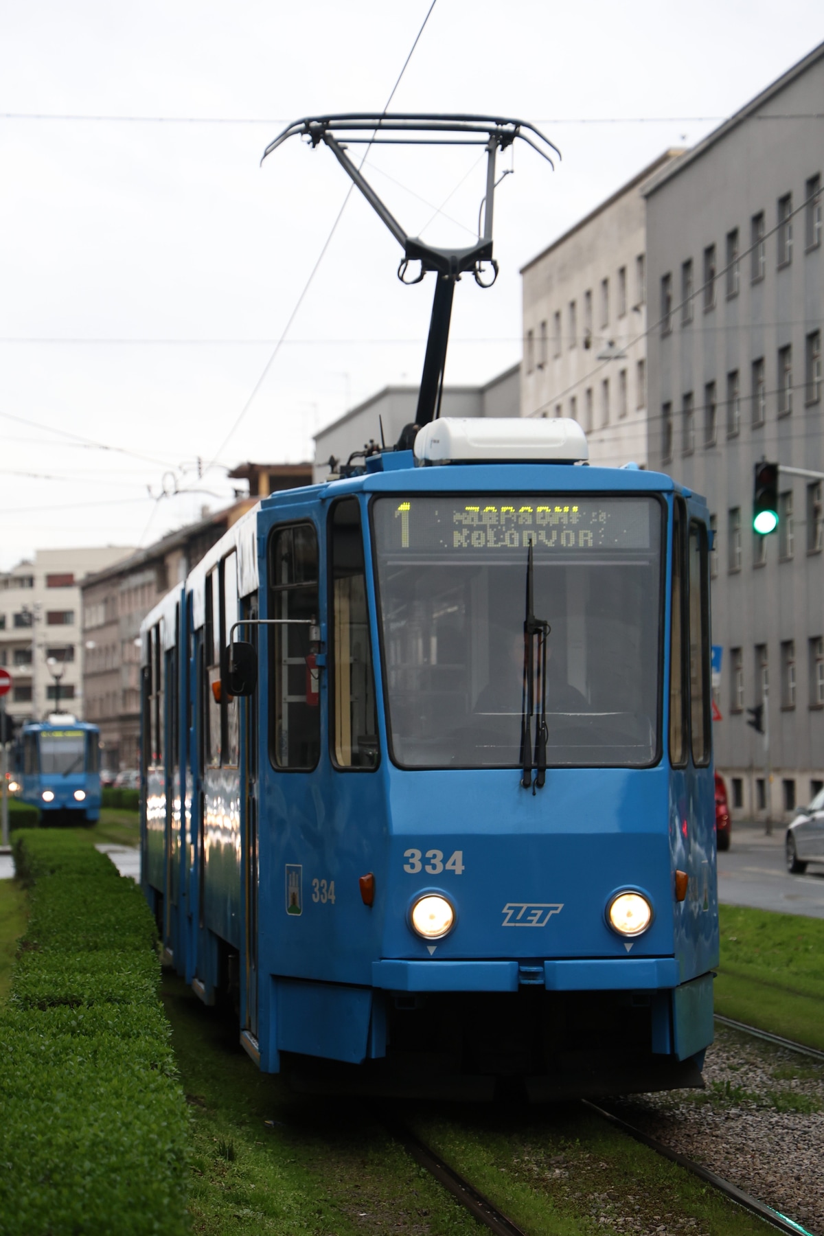 Zagreb tramway network  KT4YU 334