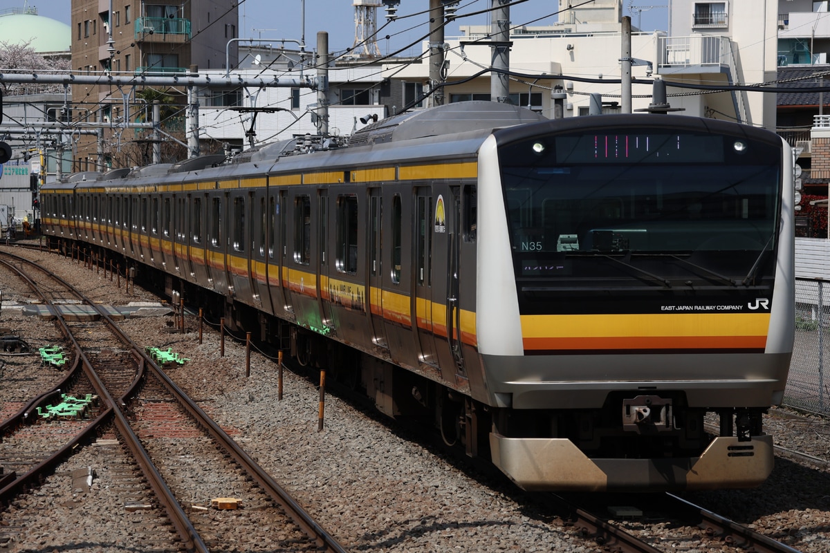 JR東日本 鎌倉車両センター中原支所 E233系 ナハN35編成