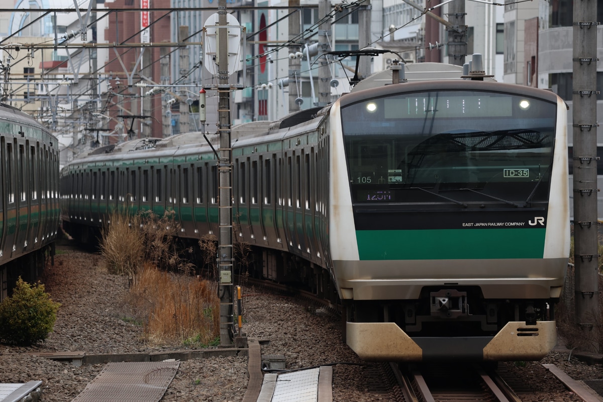JR東日本 川越車両センター E233系 ハエ105編成