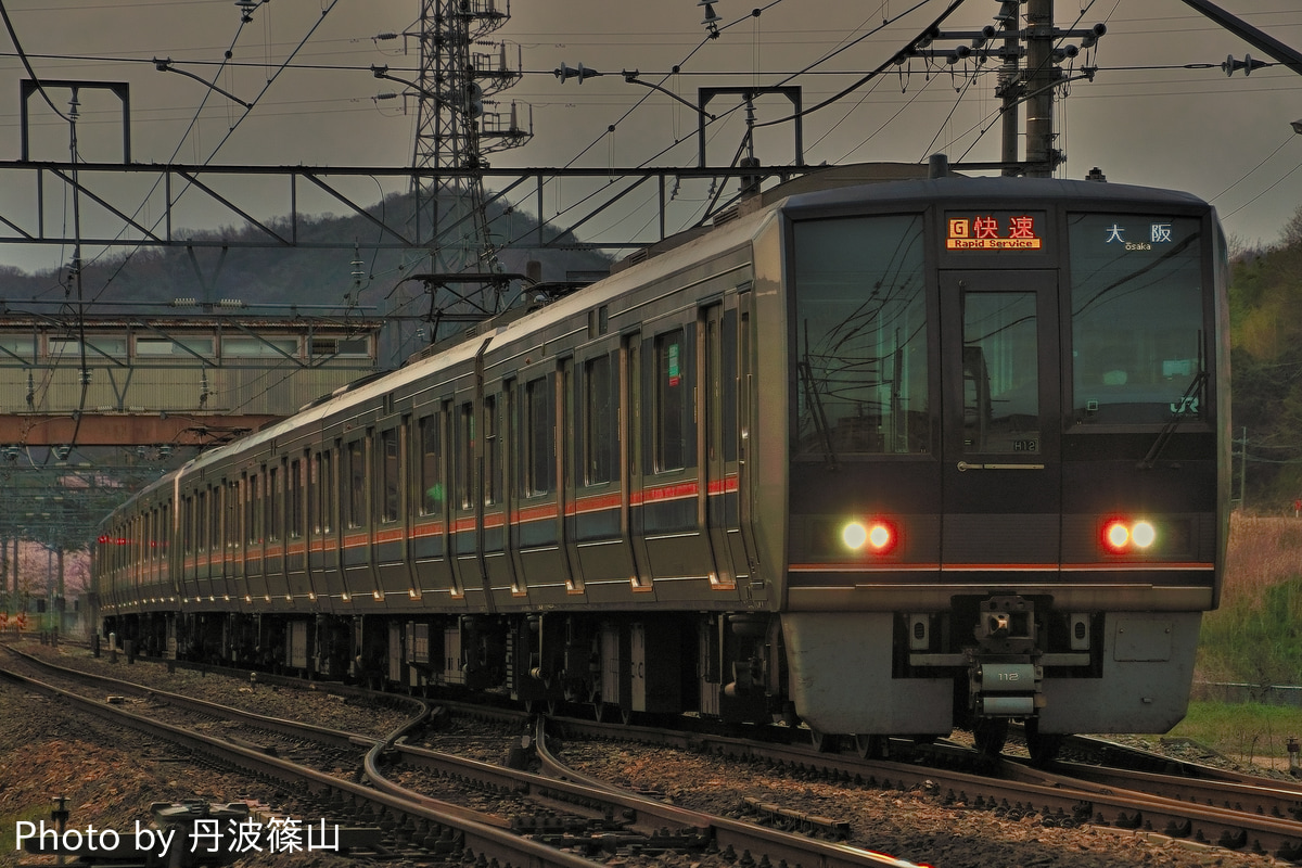 JR西日本 網干総合車両所明石支所 207系 H12編成
