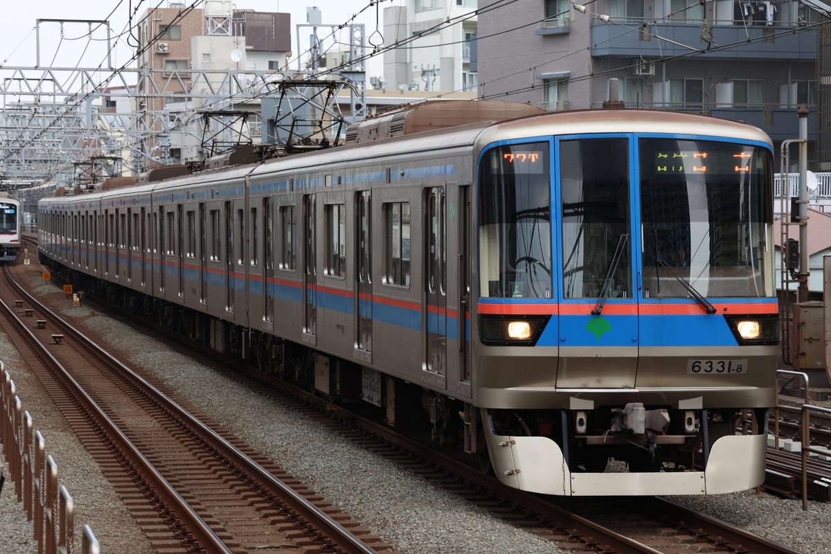 東京都交通局 志村検車場 6300形 6331F