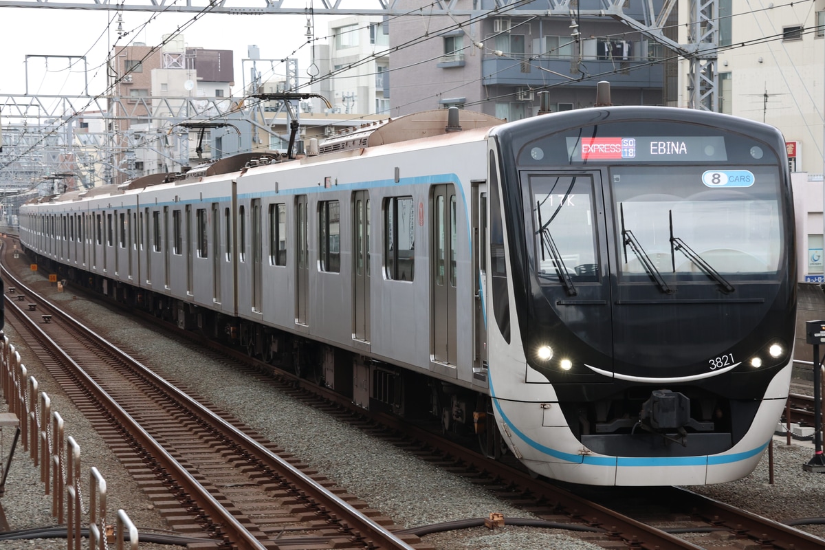 東急電鉄 元住吉検車区 3020系 3121F