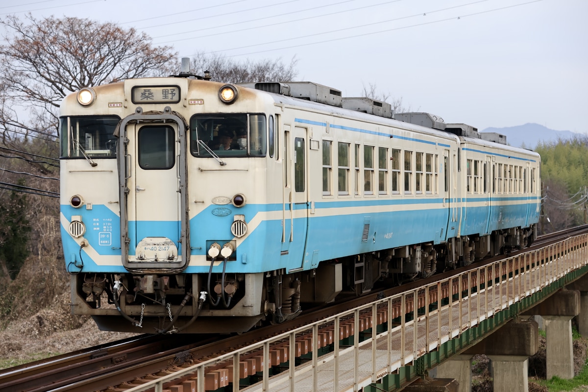 JR四国 徳島運転所 キハ40 2147