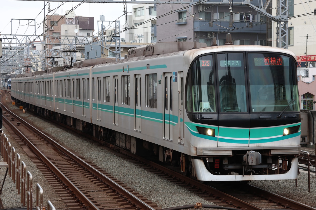 東京メトロ 王子検車区千住工場 9000系 9123F
